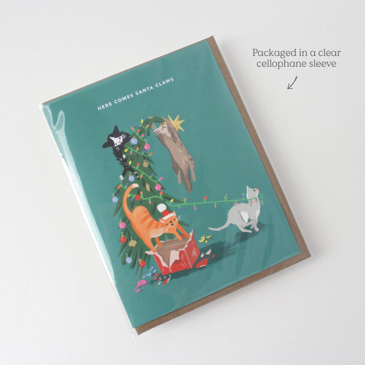 Tarjeta de Navidad - Gatos - ColorSwatch