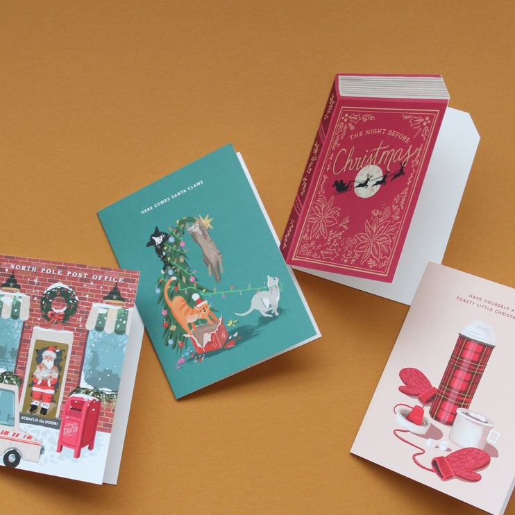 Tarjeta de Navidad - Gatos - ColorSwatch