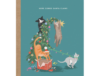 Tarjeta de Navidad - Gatos - ColorSwatch