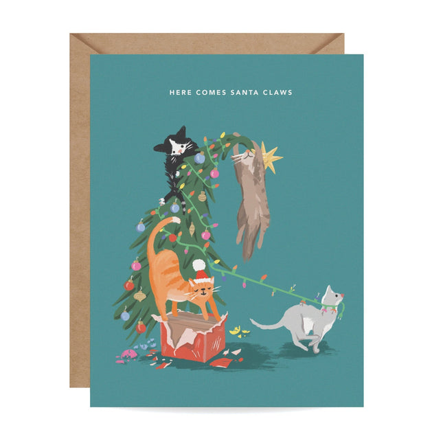 Tarjeta de Navidad - Gatos - ColorSwatch