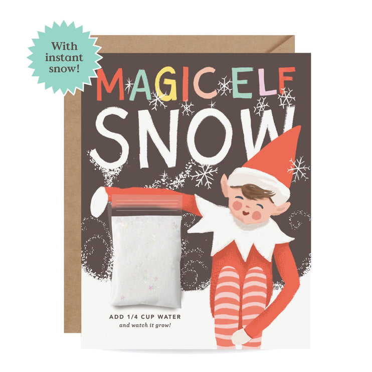 Tarjeta de Navidad - Magic Elf (con nieve instantánea) - ColorSwatch