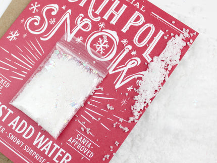 Tarjeta de Navidad - Snow Ball (con nieve instantánea) - ColorSwatch