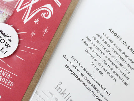 Tarjeta de Navidad - Snow Ball (con nieve instantánea) - ColorSwatch