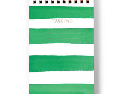Task Pad - Green Stripes - ColorSwatch