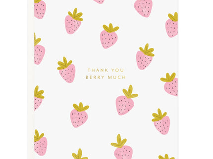 Thank You "Berry" Much - Tarjeta + Sobre - ColorSwatch
