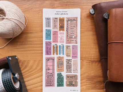 Stickers - Ticket Ephemera