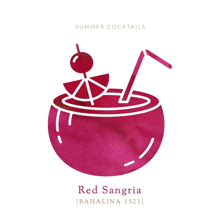 Tinta 30mL - Red Sangria (Bahalina) - ColorSwatch