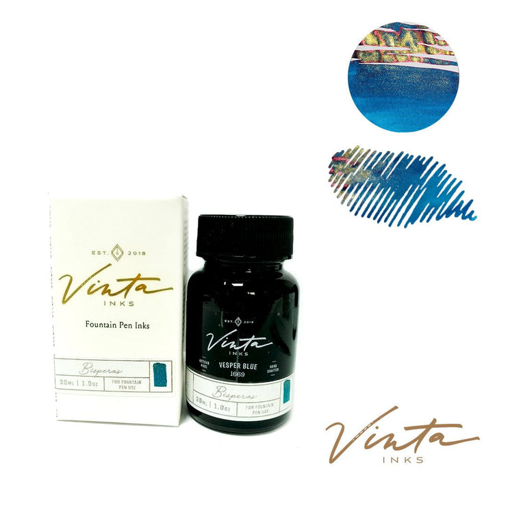 Tinta 30mL - Vesper Blue (Bisperas) - ColorSwatch