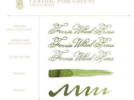 Tinta 38mL - Central Park Greens - ColorSwatch