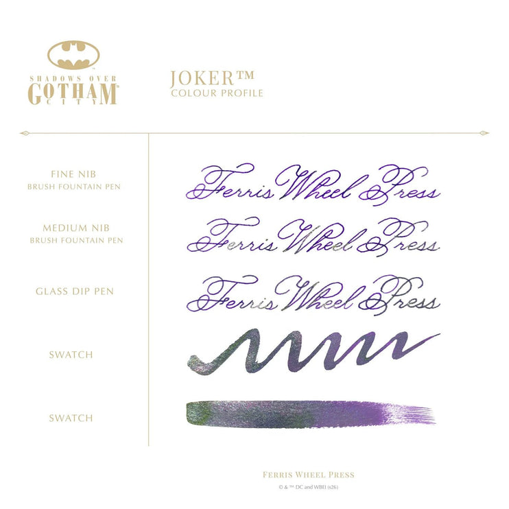 Tinta 38mL - Shadows over Gotham City - Joker - ColorSwatch