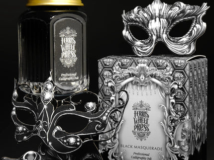 Tinta Caligráfica - Black Masquerade - ColorSwatch