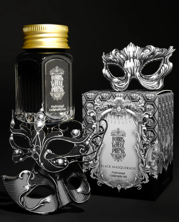 Tinta Caligráfica - Black Masquerade - ColorSwatch