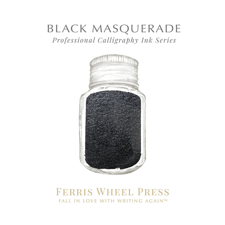 Tinta Caligráfica - Black Masquerade - ColorSwatch