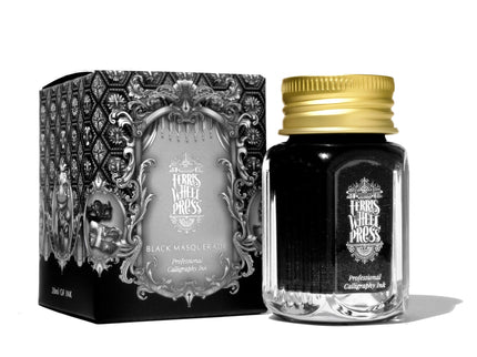 Tinta Caligráfica - Black Masquerade - ColorSwatch