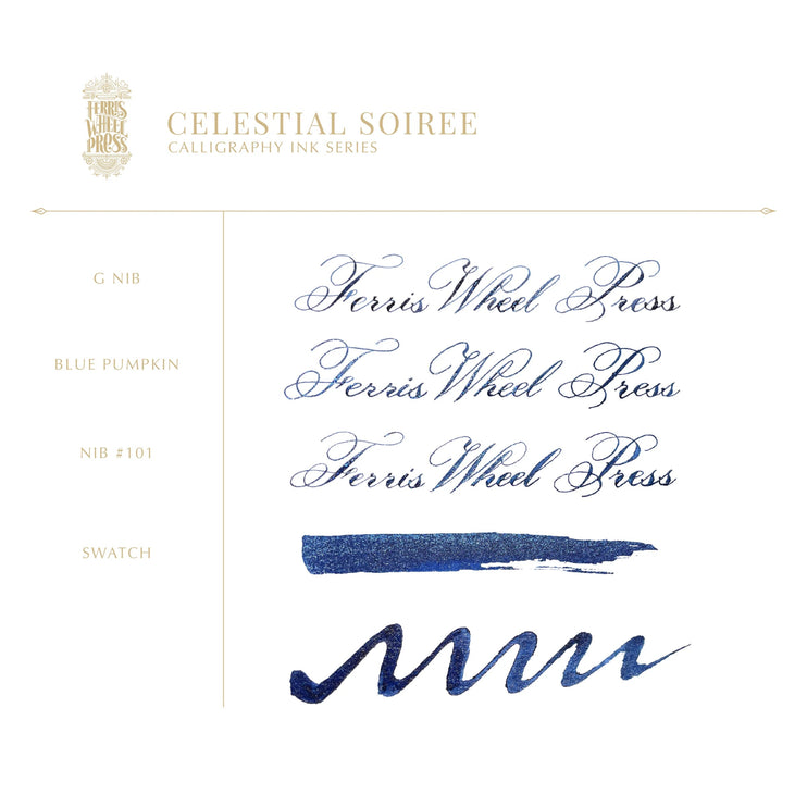 Tinta Caligráfica - Celestial Soiree - ColorSwatch