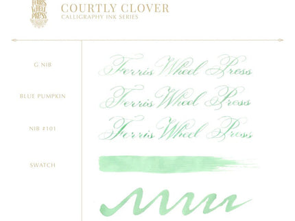 Tinta Caligráfica - Courtly Clover - ColorSwatch