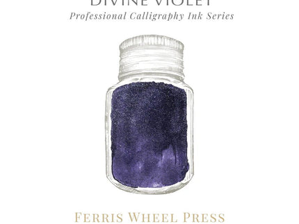 Tinta Caligráfica - Divine Violet - ColorSwatch