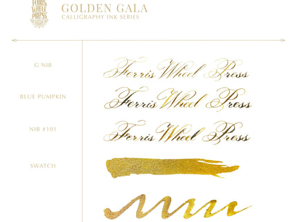 Tinta Caligráfica - Golden Gala - ColorSwatch