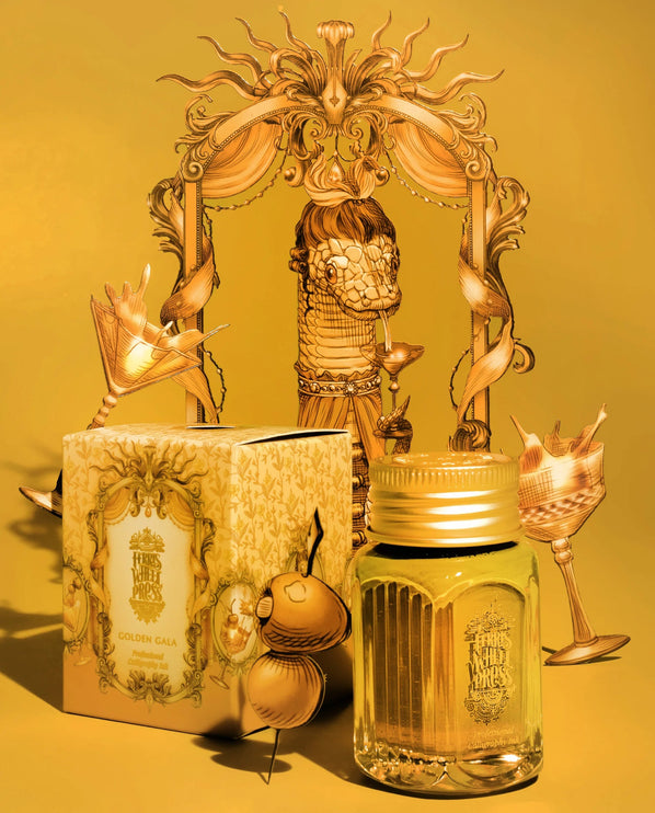 Tinta Caligráfica - Golden Gala - ColorSwatch