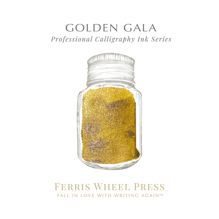 Tinta Caligráfica - Golden Gala - ColorSwatch