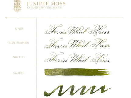 Tinta Caligráfica - Juniper Moss - ColorSwatch