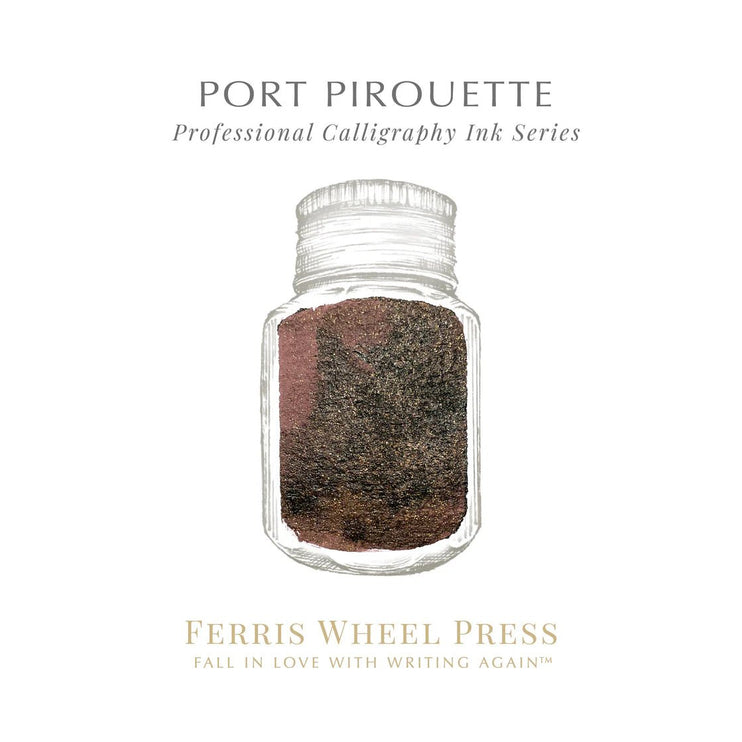 Tinta Caligráfica - Port Pirouette - ColorSwatch