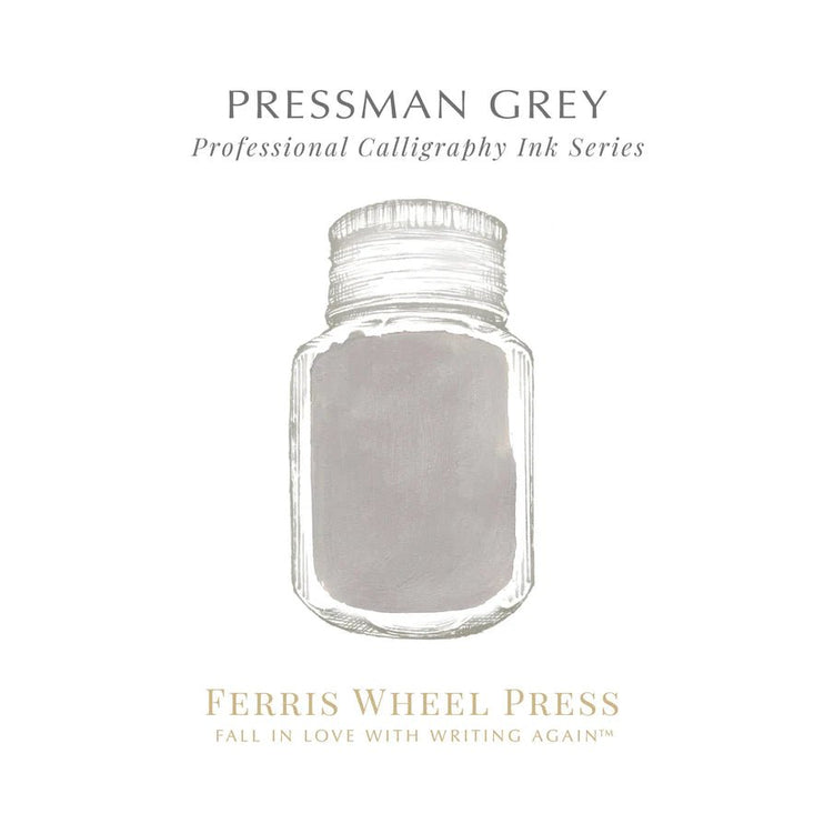 Tinta Caligráfica - Pressman Grey - ColorSwatch