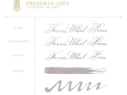 Tinta Caligráfica - Pressman Grey - ColorSwatch