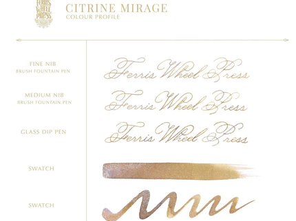 Tinta Ferritales de 20mL - Citrine Mirage - ColorSwatch