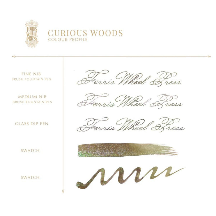 Tinta Ferritales de 20mL - Curious Woods - ColorSwatch