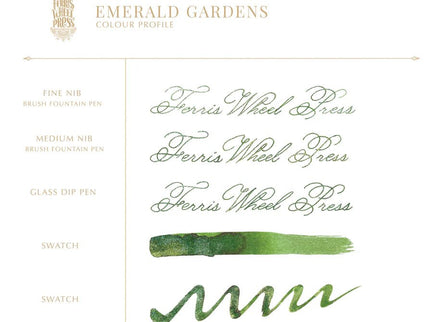 Tinta Ferritales de 20mL - Emerald Gardens - ColorSwatch