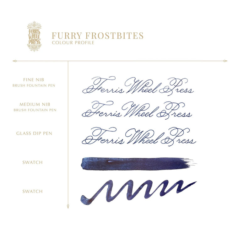 Tinta Ferritales de 20mL - Furry Frostbites - ColorSwatch