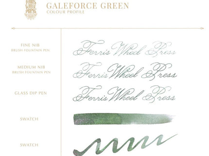 Tinta Ferritales de 20mL - Galeforce Green - ColorSwatch