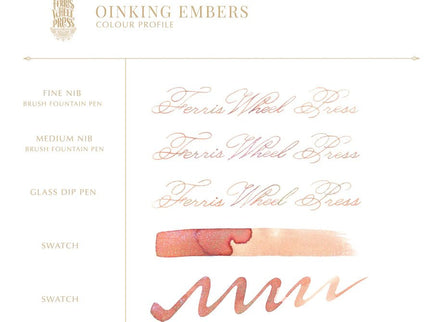 Tinta Ferritales de 20mL - Oinking Embers - ColorSwatch