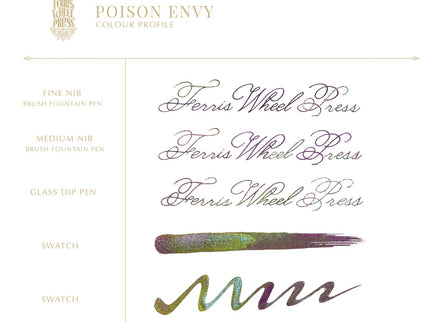 Tinta Ferritales de 20mL - Poison Envy (Edición limitada) - ColorSwatch