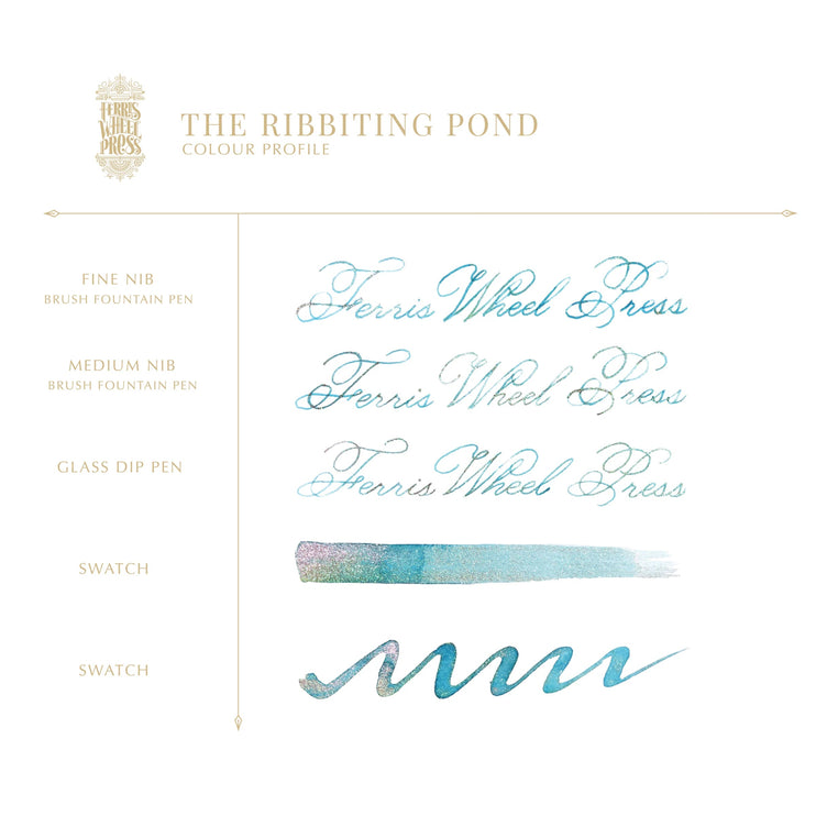 Tinta Ferritales de 20mL - The Ribbiting Pond (Edición limitada) - ColorSwatch