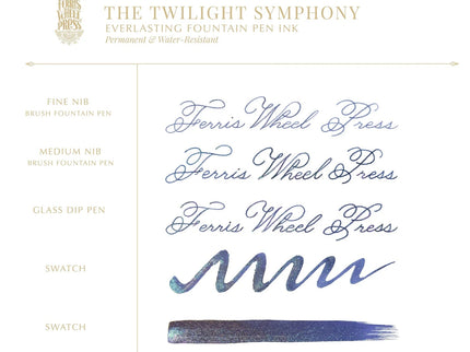 Tinta Ferritales de 20mL - The Twilight Symphony - ColorSwatch