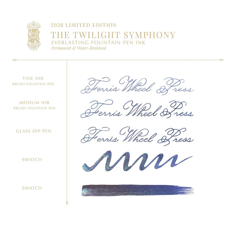 Tinta Ferritales de 20mL - The Twilight Symphony - ColorSwatch