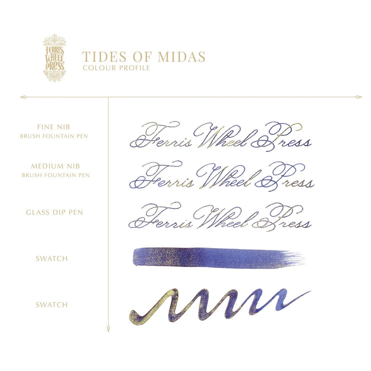 Tinta Ferritales de 20mL - Tides of Midas - ColorSwatch