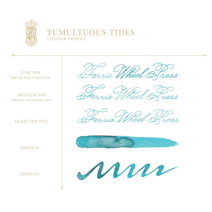 Tinta Ferritales de 20mL - Tumultuous Tides (Edición limitada) - ColorSwatch