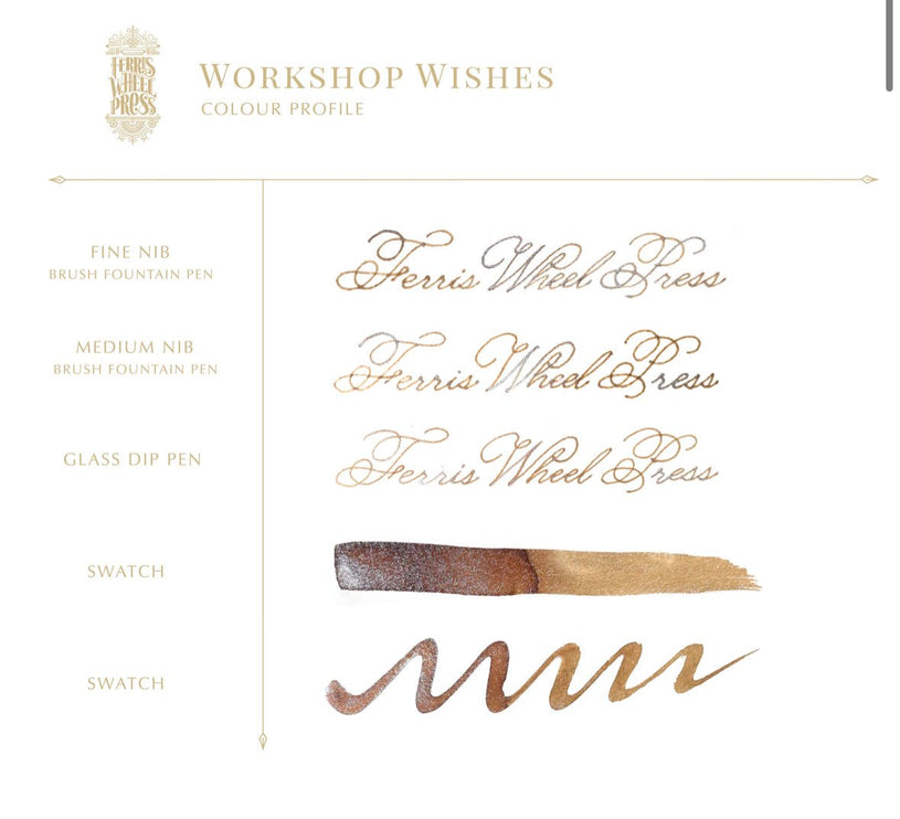 Tinta Ferritales de 20mL - Workshop Wishes - ColorSwatch