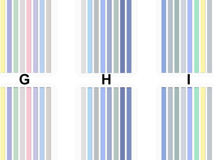 Tiras Adhesivas de Resaltador - ColorSwatch