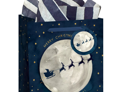 Tissue Paper - Blue Stripe - ColorSwatch