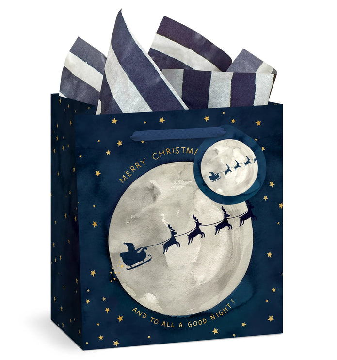 Tissue Paper - Blue Stripe - ColorSwatch