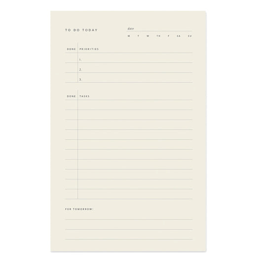 "To Do Today" Notepad - 50 hojas