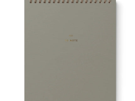 "To Note" Cuaderno Vertical de Líneas - Light Sage - ColorSwatch