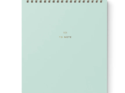 "To Note" Cuaderno Vertical de Líneas - Mint - ColorSwatch