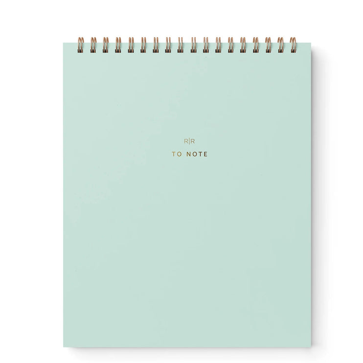 "To Note" Cuaderno Vertical de Líneas - Mint - ColorSwatch