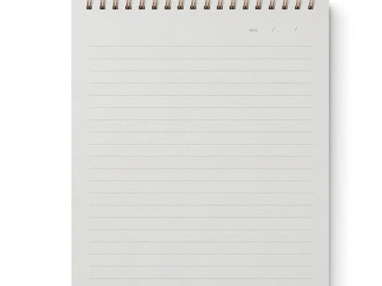"To Note" Cuaderno Vertical de Líneas - Charcoal