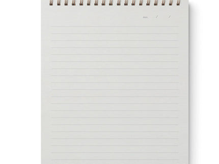 "To Note" Cuaderno Vertical de Líneas - Steel Blue